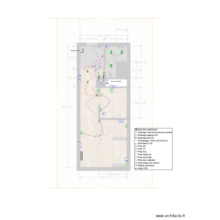 BELLECOTE. Plan de 0 pièce et 0 m2