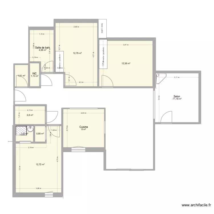 Plan. Plan de 11 Pièces et 69 m² Plan. Plan de 11 Pièces et 69 m²