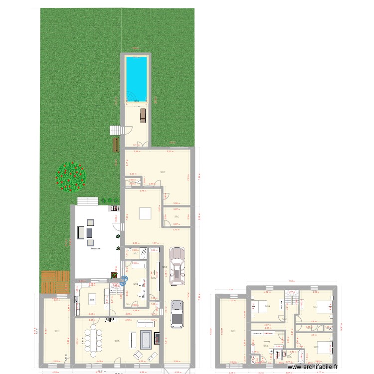 maison oradour. Plan de 21 pièces et 472 m2