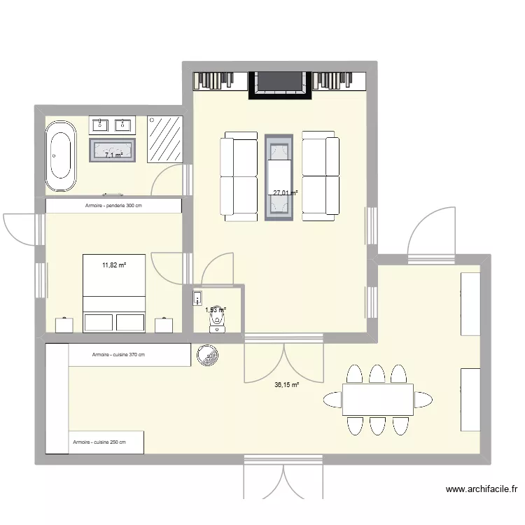 maison 2. Plan de 5 et 84 m² maison 2. Plan de 5 et 84 m²