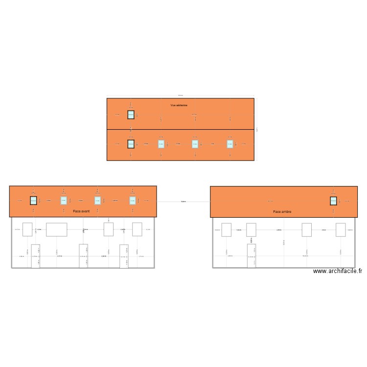 Toiture. Plan de 0 pièce et 0 m2