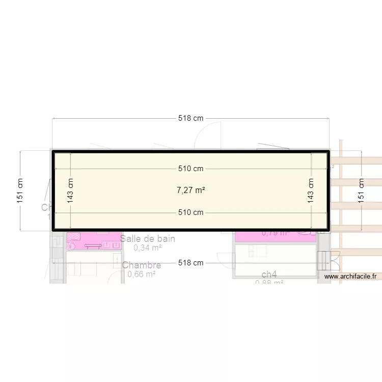 La Grande montée etage. Plan de La Grande montée etage. Plan de