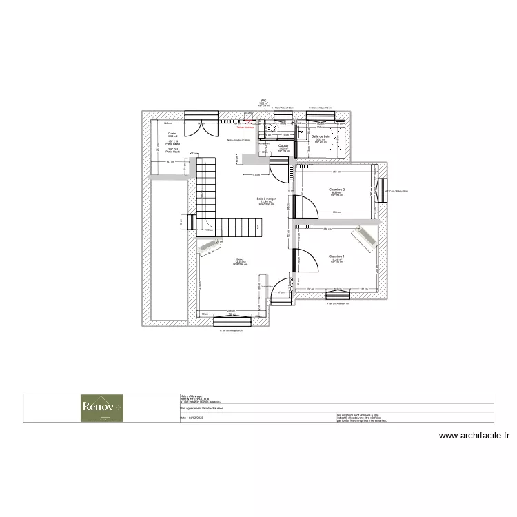 Plan agencement LEPAILLEUR - Cabourg v2. Plan de Plan agencement LEPAILLEUR - Cabourg v2. Plan de