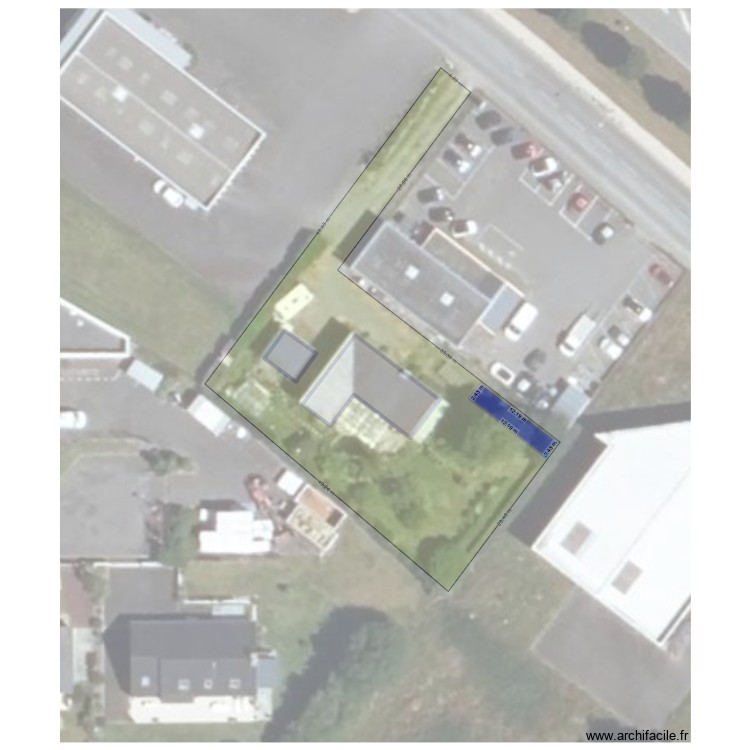 plan de masse. Plan de 0 pièce et 0 m2