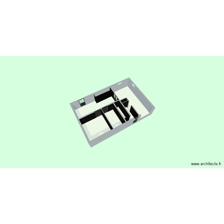 MAISON. Plan de 20 pièces et 217 m2