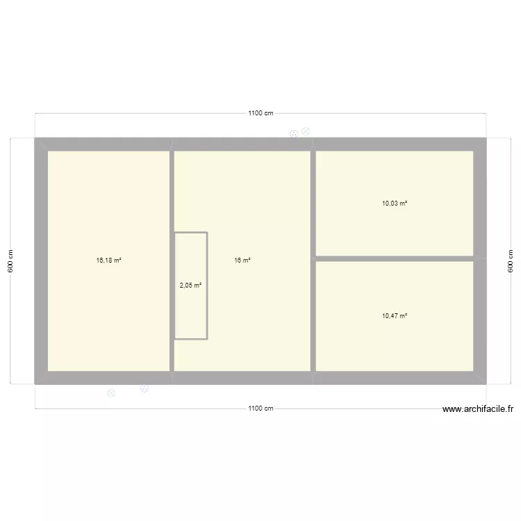 CHALET OSSAU. Plan de 