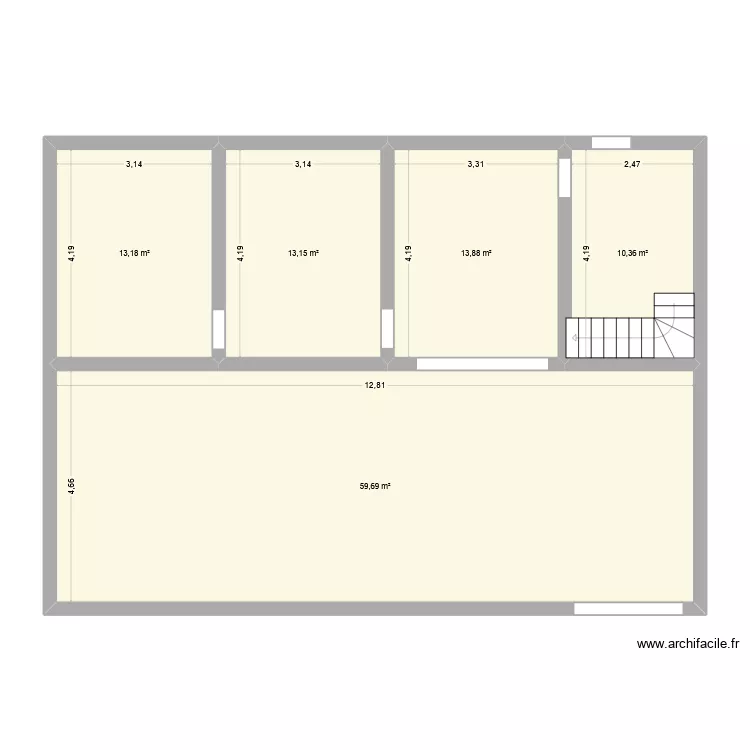 S/S. Plan de 5 et 110 m² S/S. Plan de 5 et 110 m²