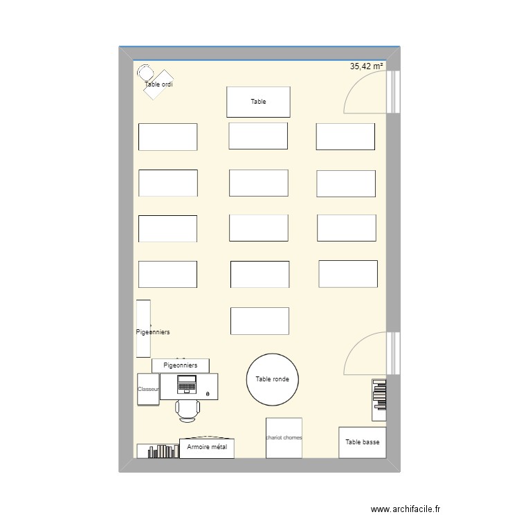 Classe 24-25. Plan de 0 pièce et 0 m2