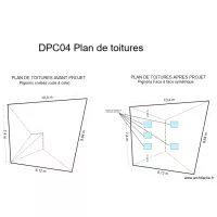 plan de toiture surelevation