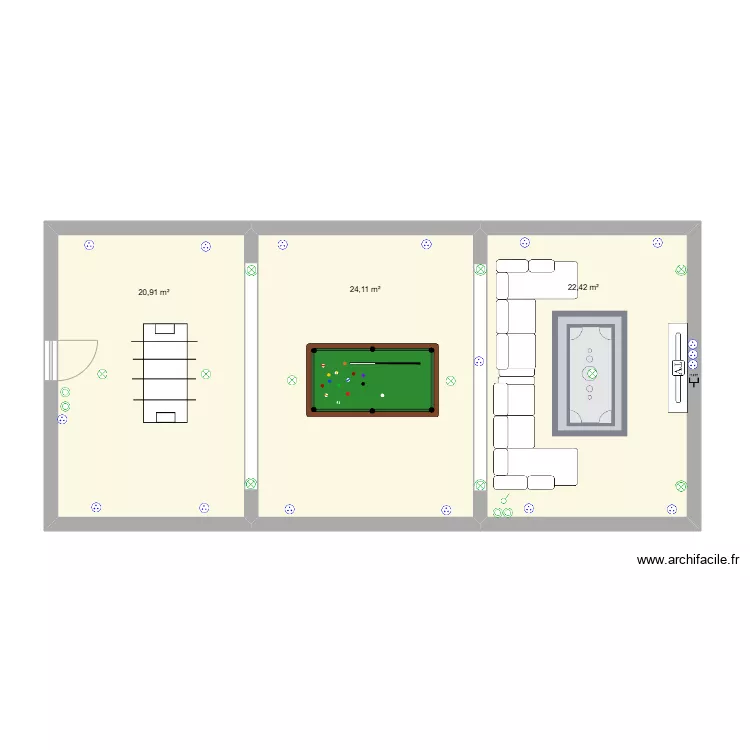 Michelon ETAGE . Plan de 