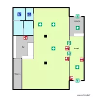 Plan d\'évacuation Le Platinium