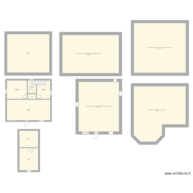 maison Poissy. Plan de 0 pièce et 0 m2