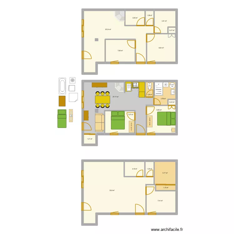 marmotte. Plan de 20 et 152 m² marmotte. Plan de 20 et 152 m²