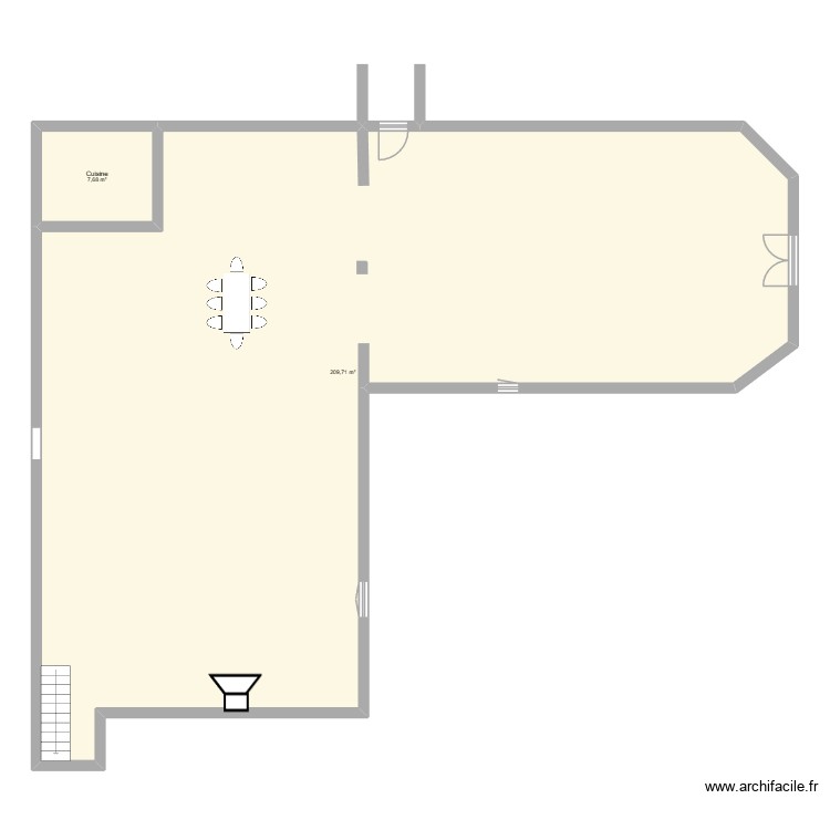 maison. Plan de 0 pièce et 0 m2