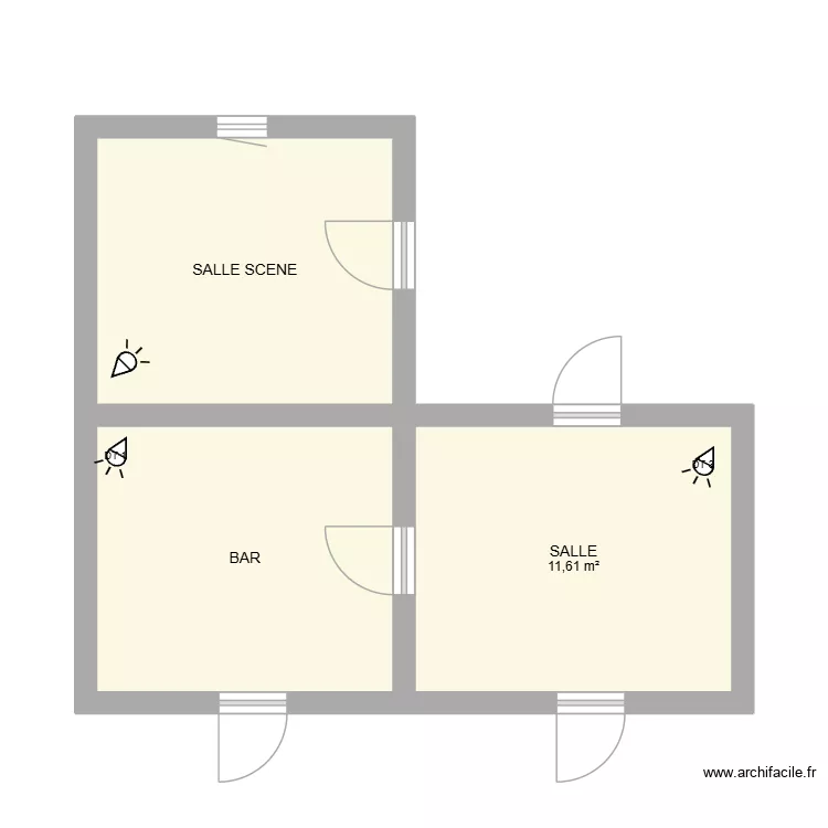PANAMA. Plan de 4  et 57 m²