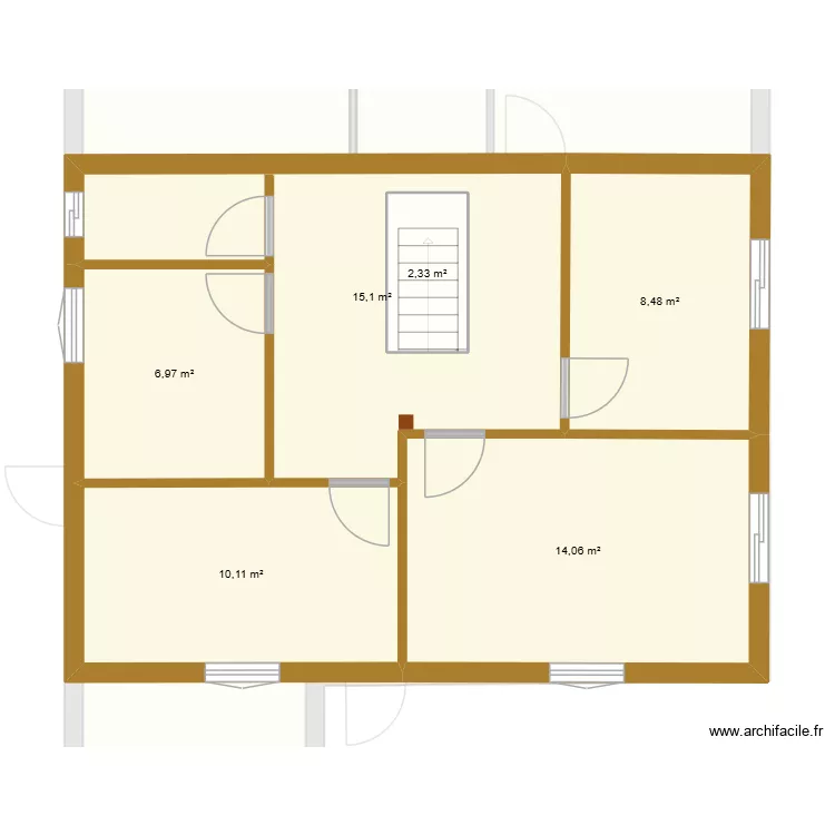 plan antoine 4. Plan de 8  et 154 m²
