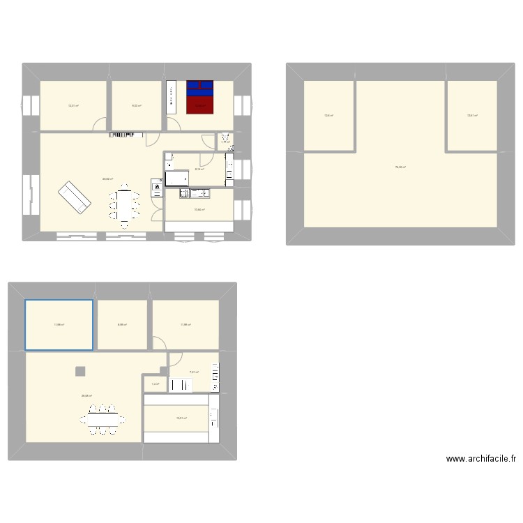 Maison plan 1. Plan de 0 pièce et 0 m2