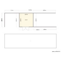 Abri de jardin et 1 voiture ,1 campingcar