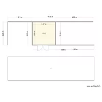 Abri de jardin et 1 voiture ,1 campingcar