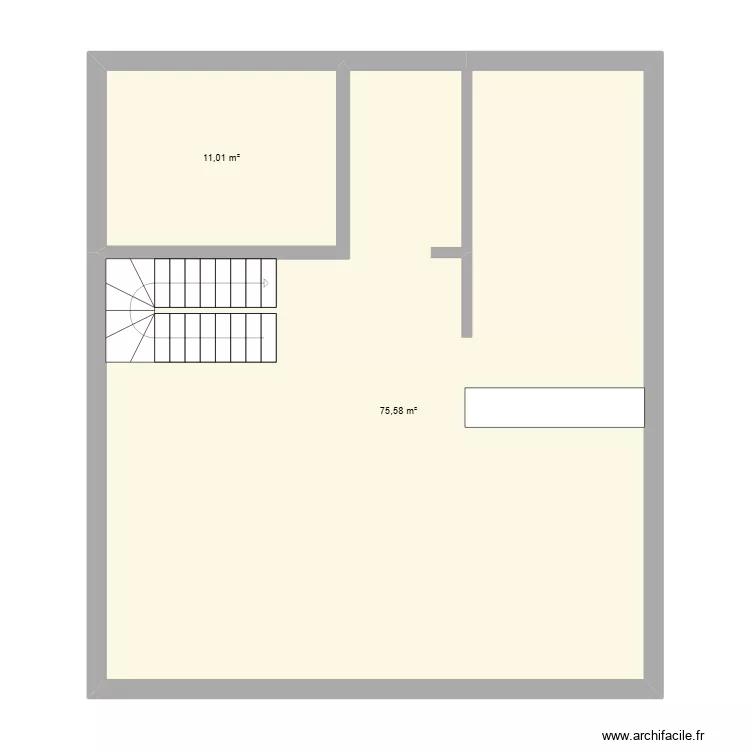 Le bouscat. Plan de 2  et 87 m²