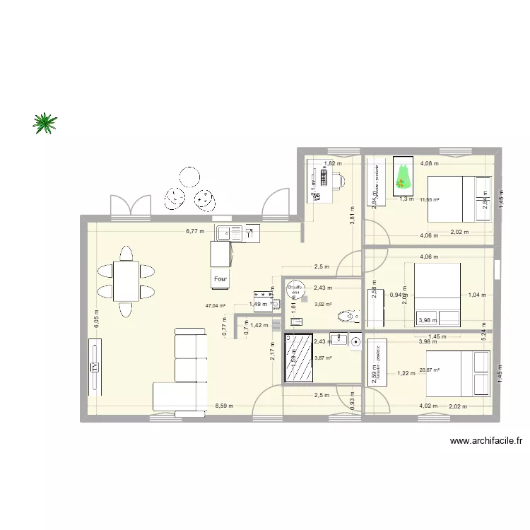 lauris luberon. Plan de 5  et 87 m²
