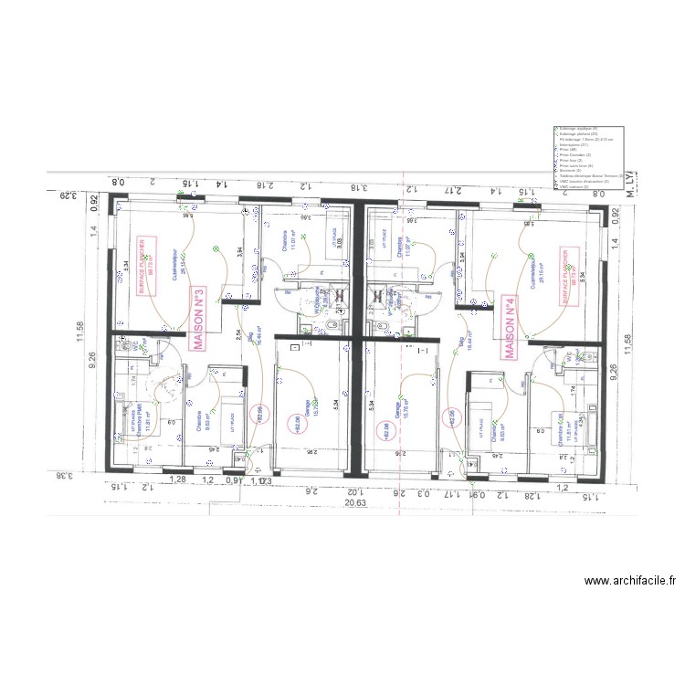 TABARAKA MAISON 3 et 4. Plan de 0 pièce et 0 m2