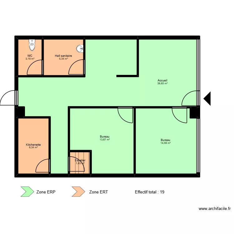 Gueret -ERP. Plan de 