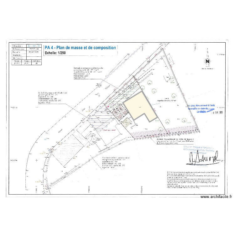 LOTPLEINSOLEIL. Plan de 1 pièce et 107 m2