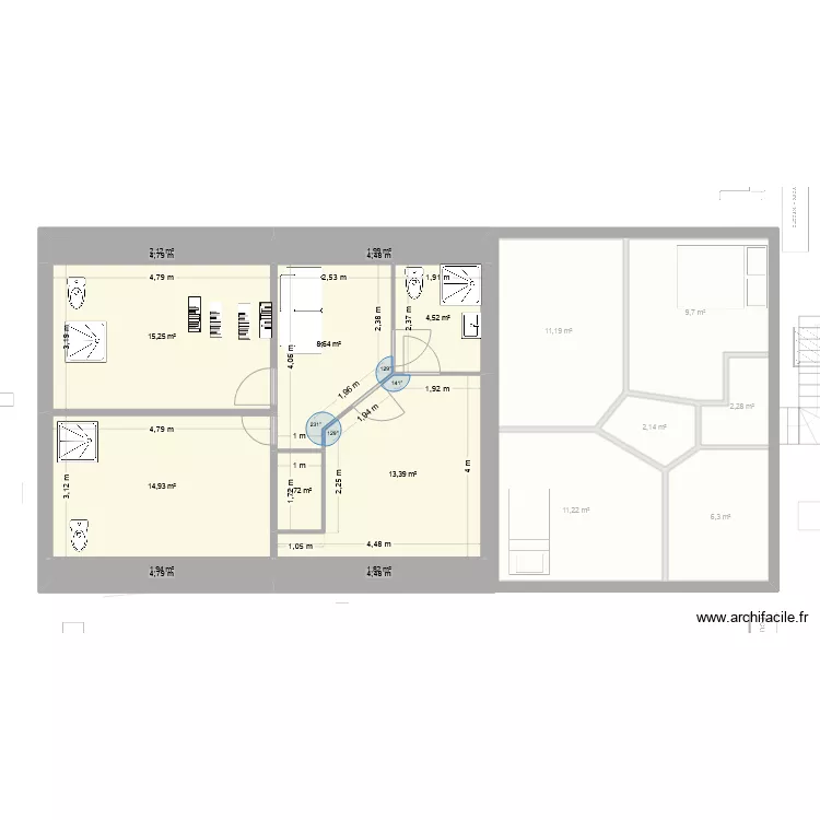 appart tony 2. Plan de 