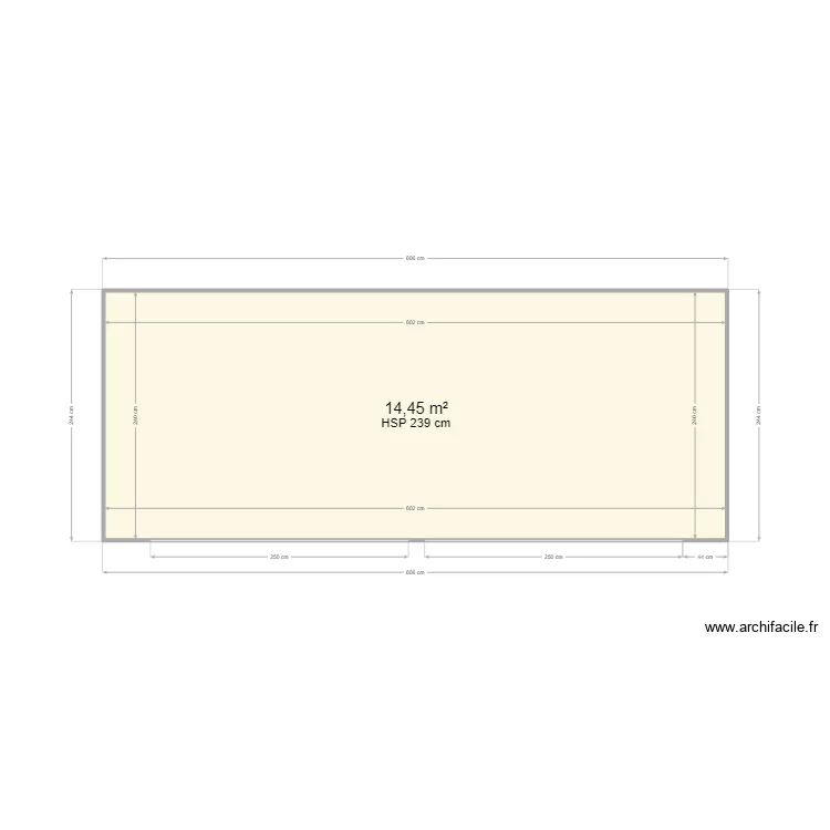 Boutique standard 20". Plan de 