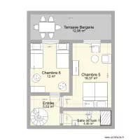 Fleury Maison 1 bergerie 1er &eacute;tage projet 2