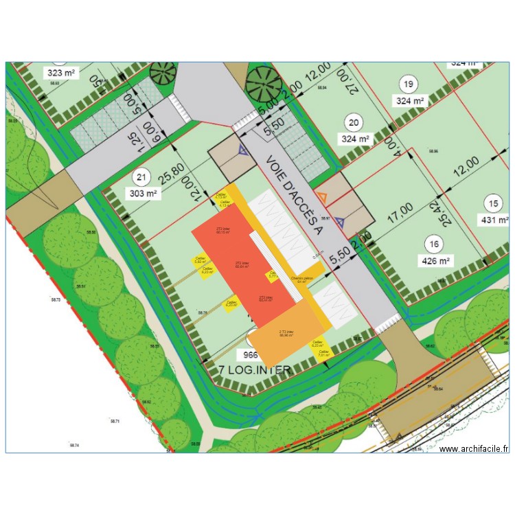 ZAC Caillonnière - Rocheservière lot B. Plan de 0 pièce et 0 m2