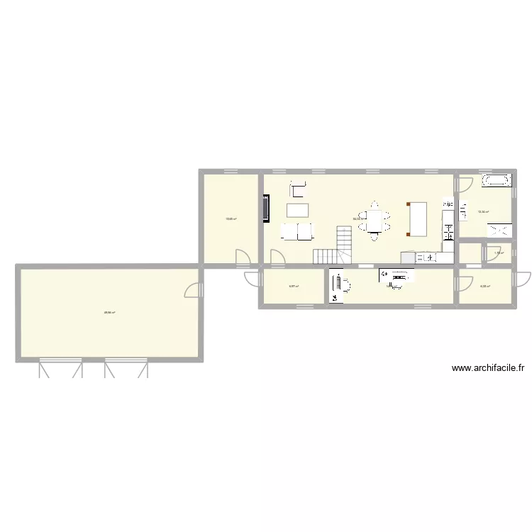 sarapta etape 1. Plan de 8  et 161 m²