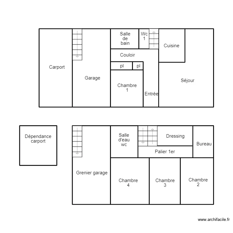 GOUESNACH LEGOFF. Plan de 
