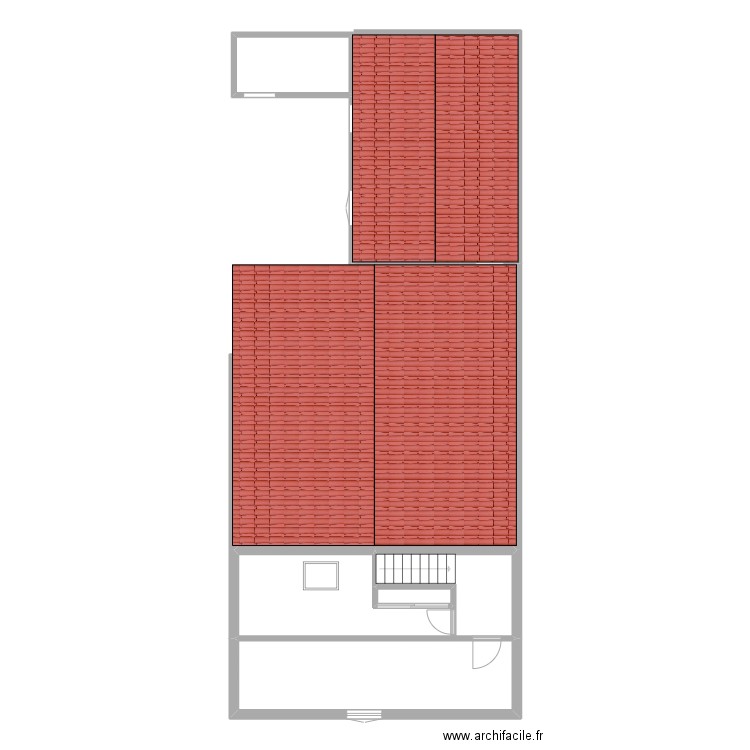 LE CROM H. Plan de 9 pièces et 117 m2