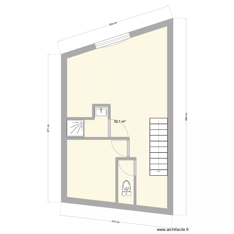 Av Bl&eacute;riot. Plan de 