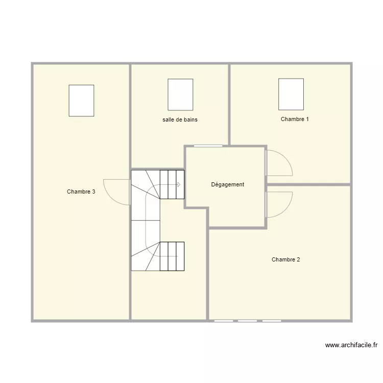 plan 1er le bars. Plan de 