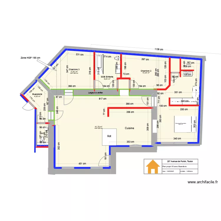 257 Forbin Projet V5 avec Buanderie garage. Plan de 