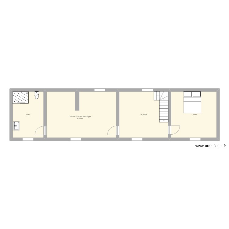 Ben&Cloeeee. Plan de 0 pièce et 0 m2