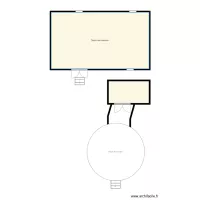 Vue en plan du d&eacute;p&ocirc;t de d&eacute;chets de CS POSSOTOME 