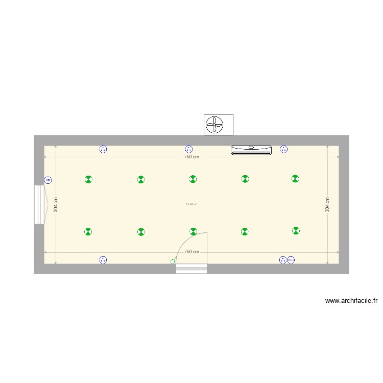 Plan exstention. Plan de 0 pièce et 0 m2