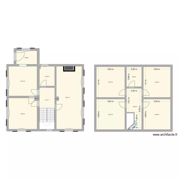Maison hoerdt 3. Plan de 14  et 157 m²