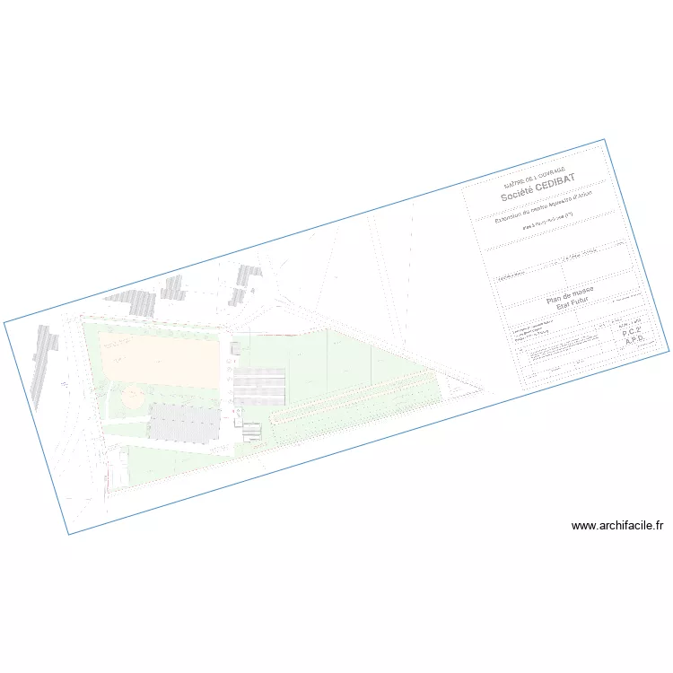 Plan masse CD a. Plan de 