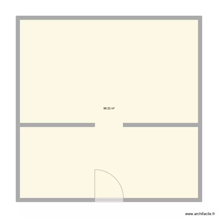 PLAN MAISON. Plan de 1 et 98 m² PLAN MAISON. Plan de 1 et 98 m²