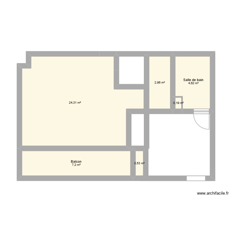 Appart. Plan de 0 pièce et 0 m2