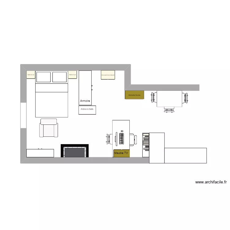 Studio. Plan de Studio. Plan de