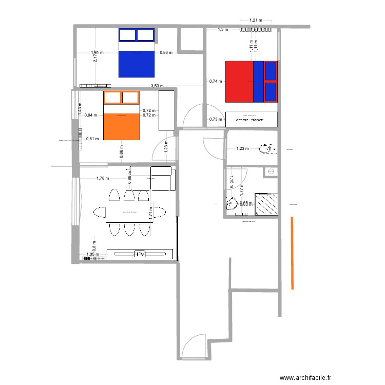 Yael. Plan de 0 pièce et 0 m2