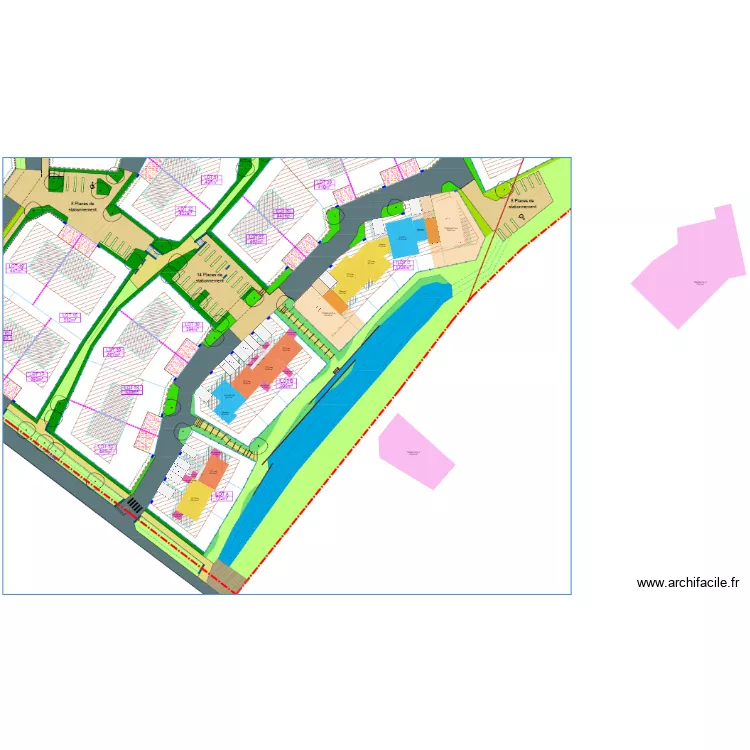Mortagne sur Sèvre - Le Plessis 2. Plan de Mortagne sur Sèvre - Le Plessis 2. Plan de