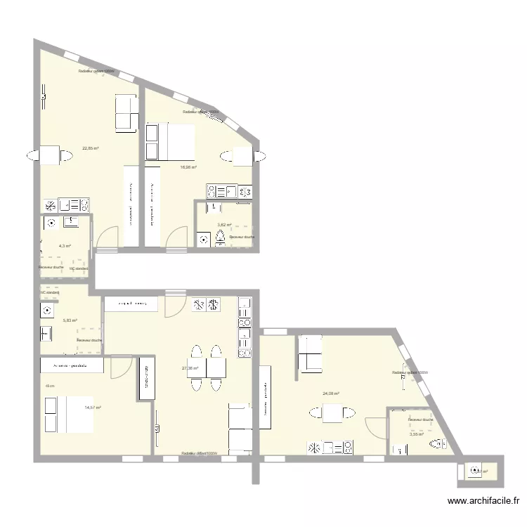 Plateau Lopes Option 2. Plan de 