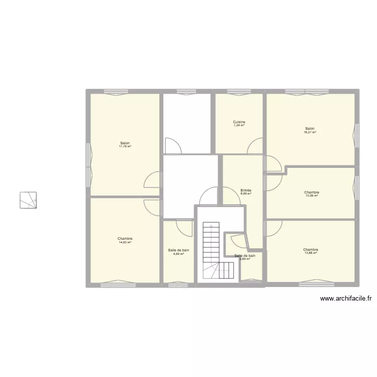 appartement 2 1/2 et 3 1/2 Raifeisen. Plan de 9 Pièces et 95 m²